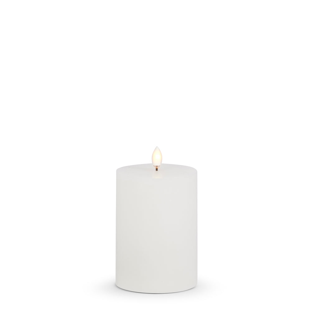 3.5" X 5" White Pillar Candle