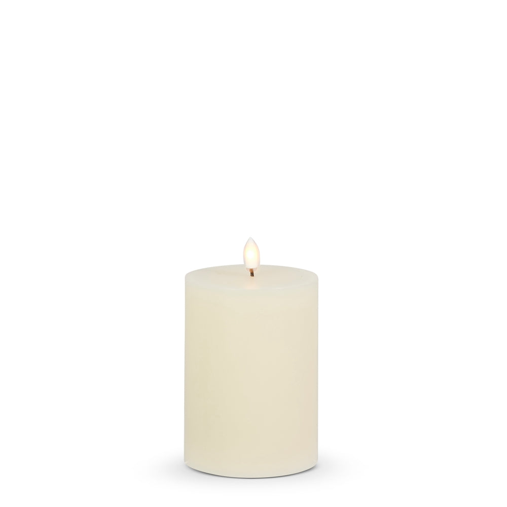 3.5" X 5" Ivory Pillar Candle