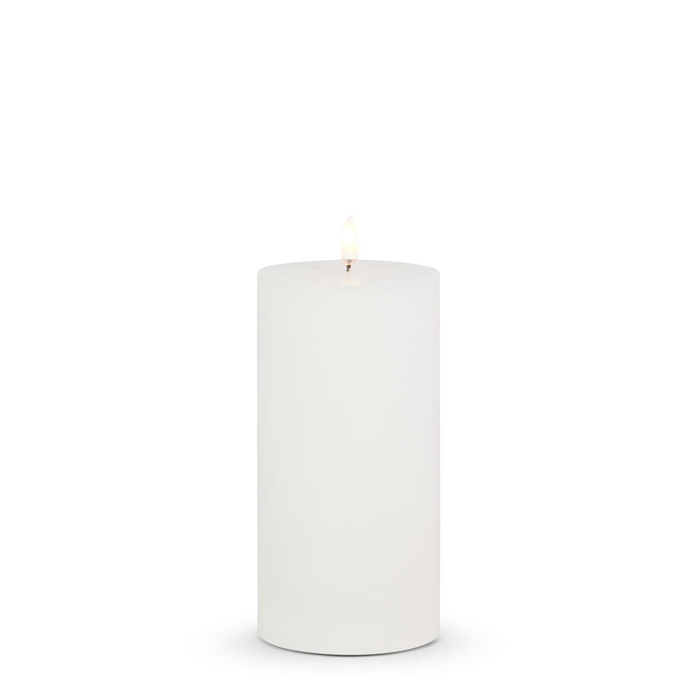 3.5" X 7" White Pillar Candle