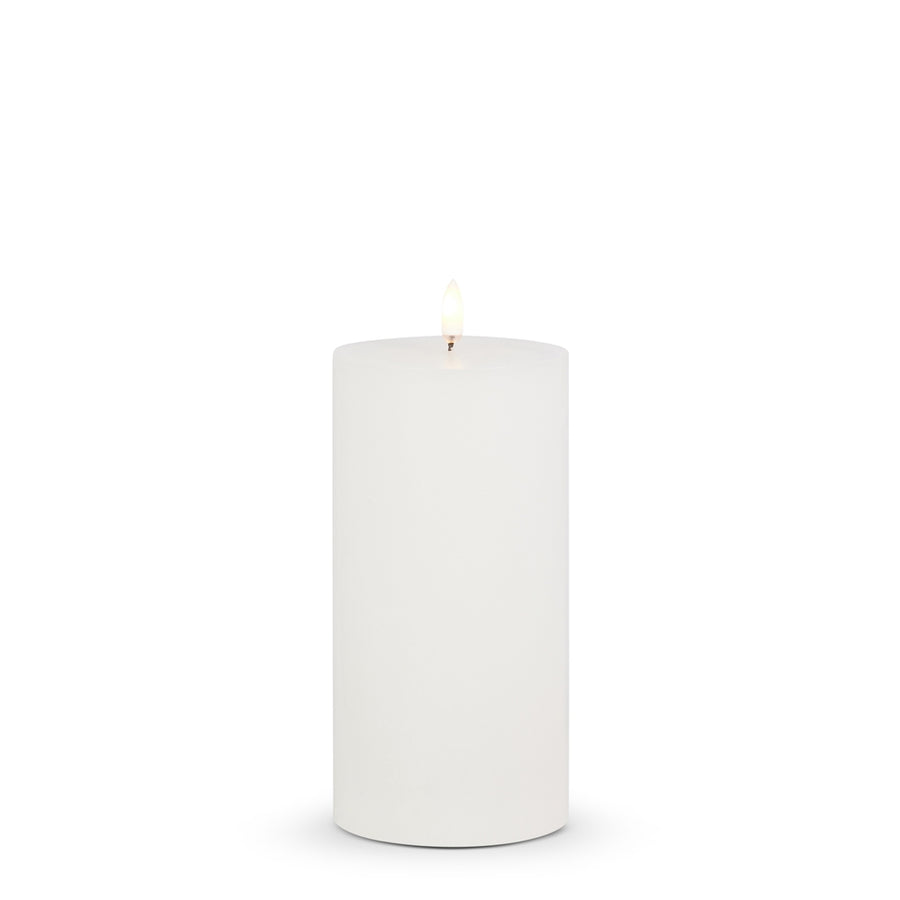 3.5" X 7" White Pillar Candle