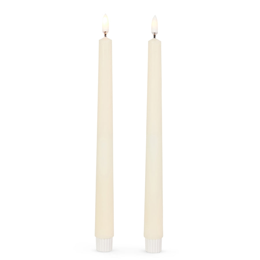 10" Ivory Taper Candles