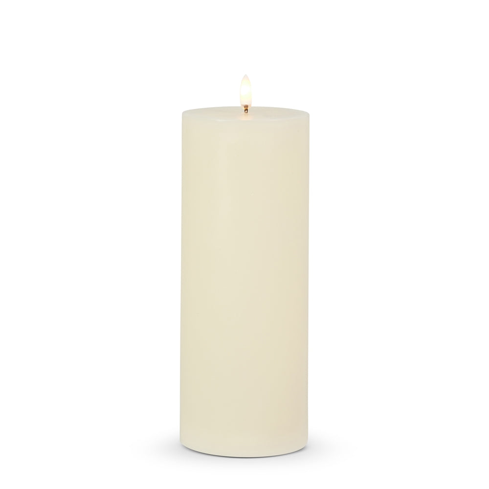 3.5" X 9" Ivory Pillar Candle