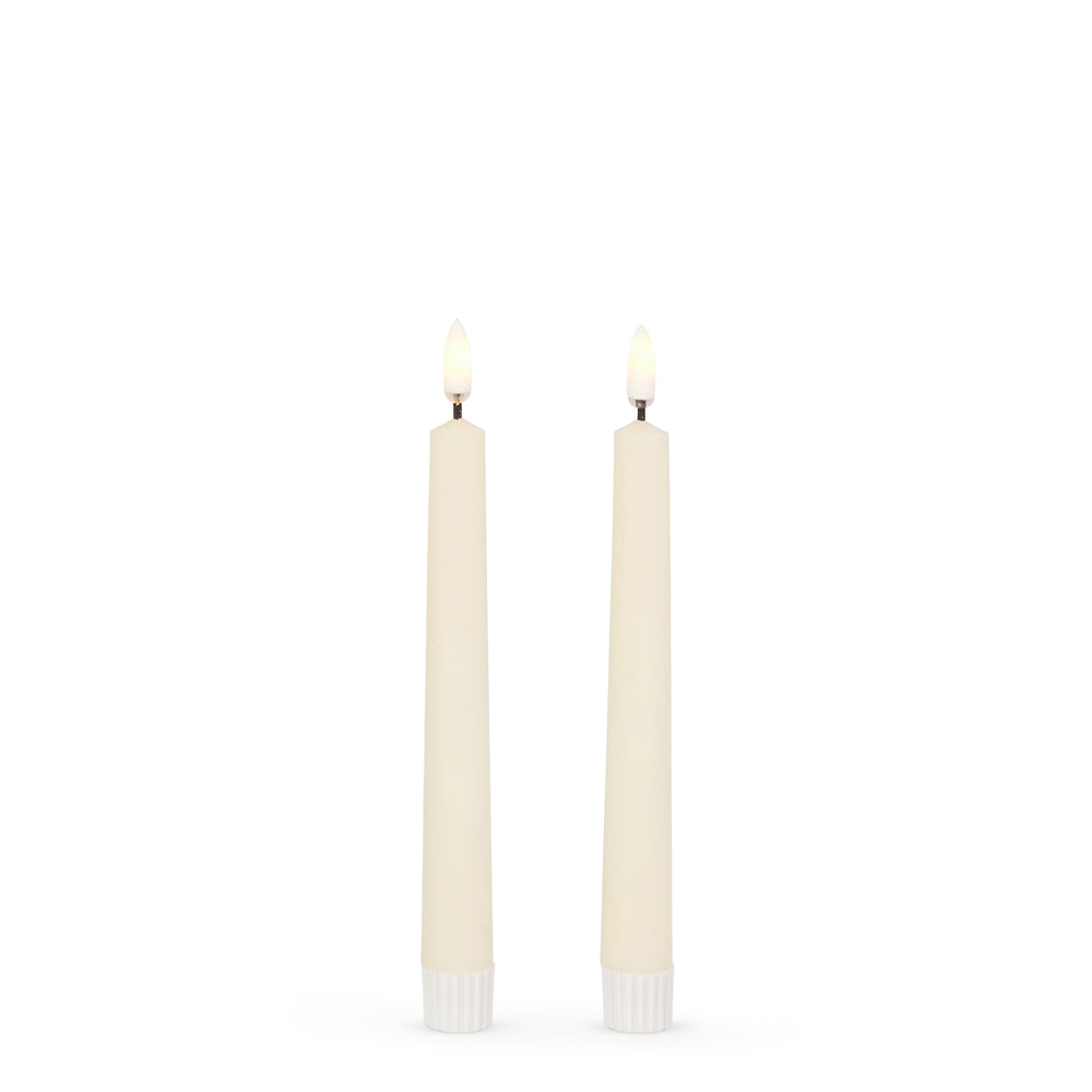 7" Ivory Taper Candles