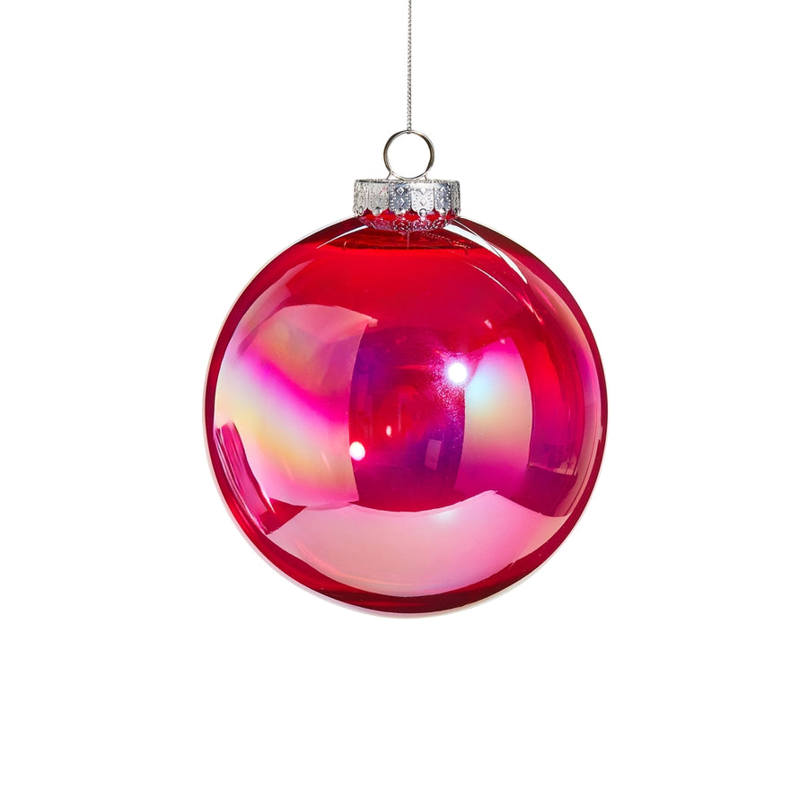 6" Berry Seamless Iridescent Ball Ornament