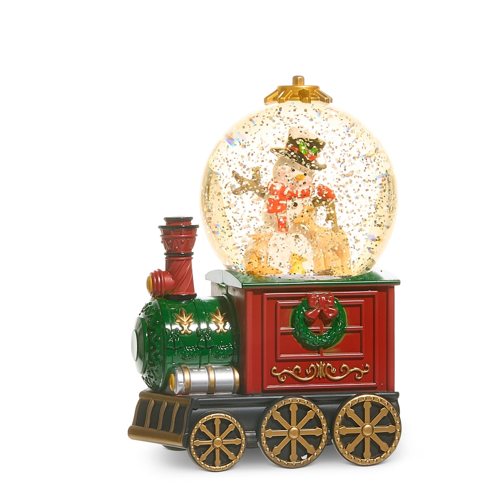 7.5" Snowman Train Water Globe
