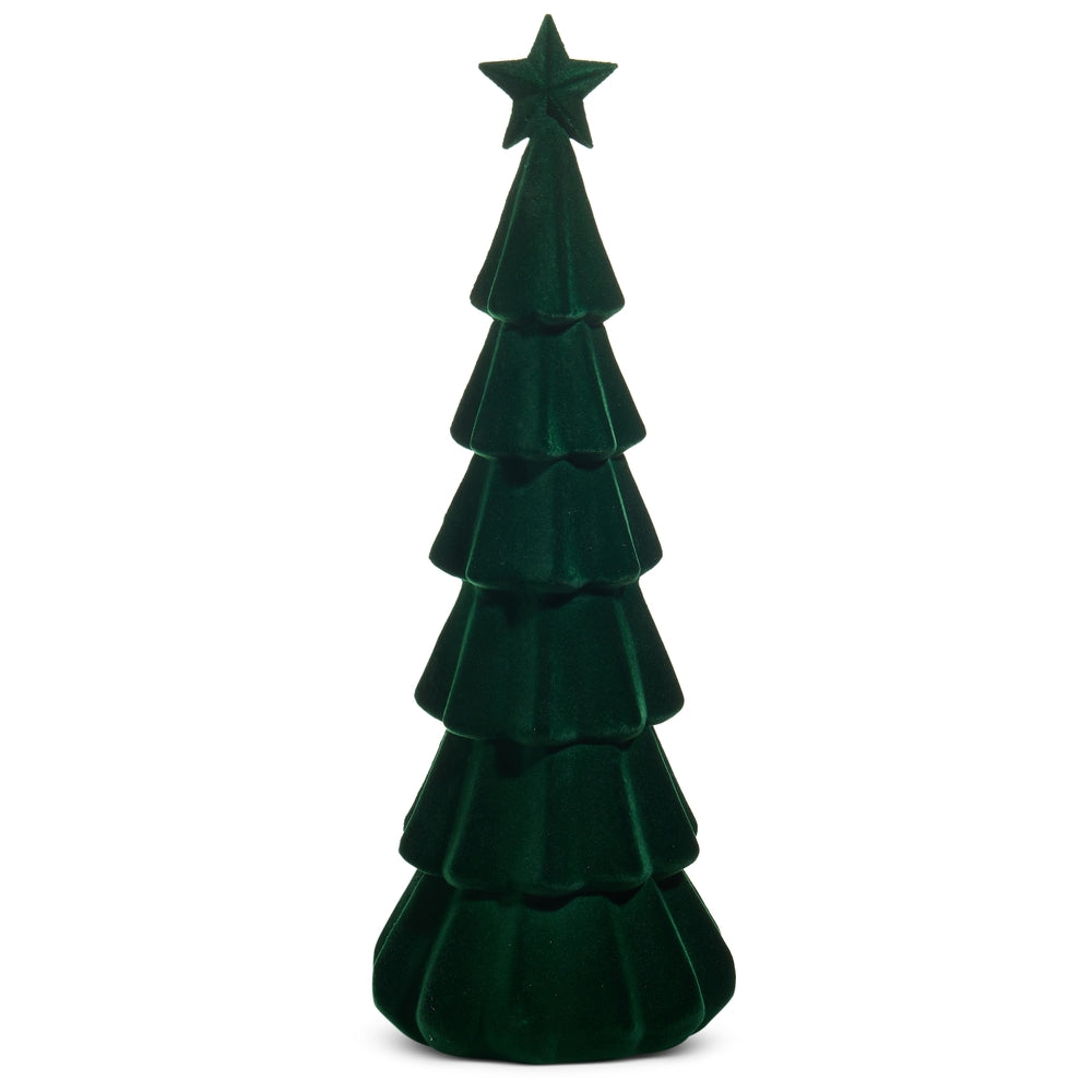29.5" Green Flocked Tree