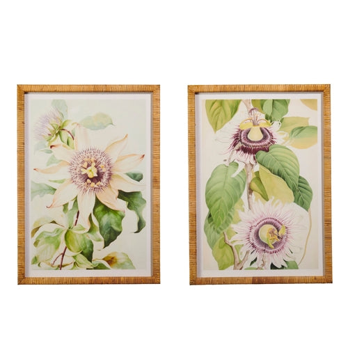 27.75" Purple Botanical Framed Print