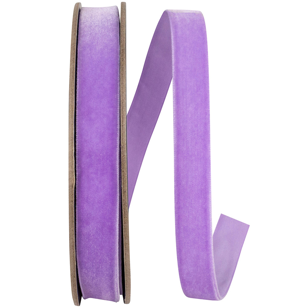 Orchid 5 8 Inch Woven Edge Velvet Ribbon for Wreaths & Bows