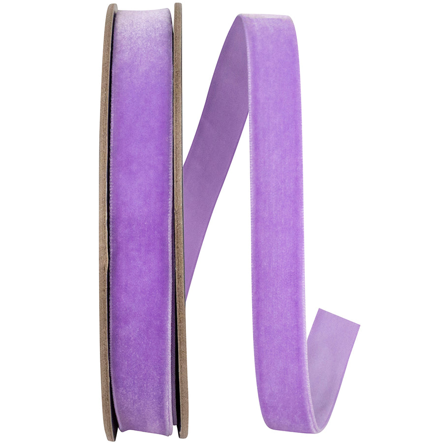 Orchid 5 8 Inch Woven Edge Velvet Ribbon for Wreaths & Bows