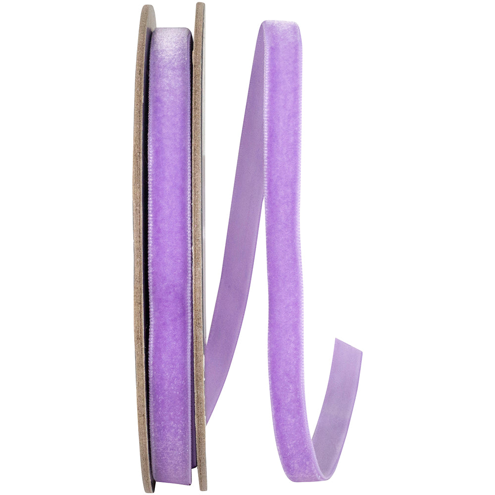 Orchid 3 8 Inch Woven Edge Velvet Ribbon for Wreaths & Bows