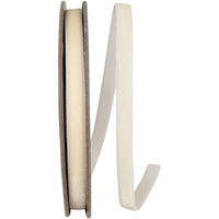 Ivory 3 8 Inch Woven Edge Velvet Ribbon for Wreaths & Bows