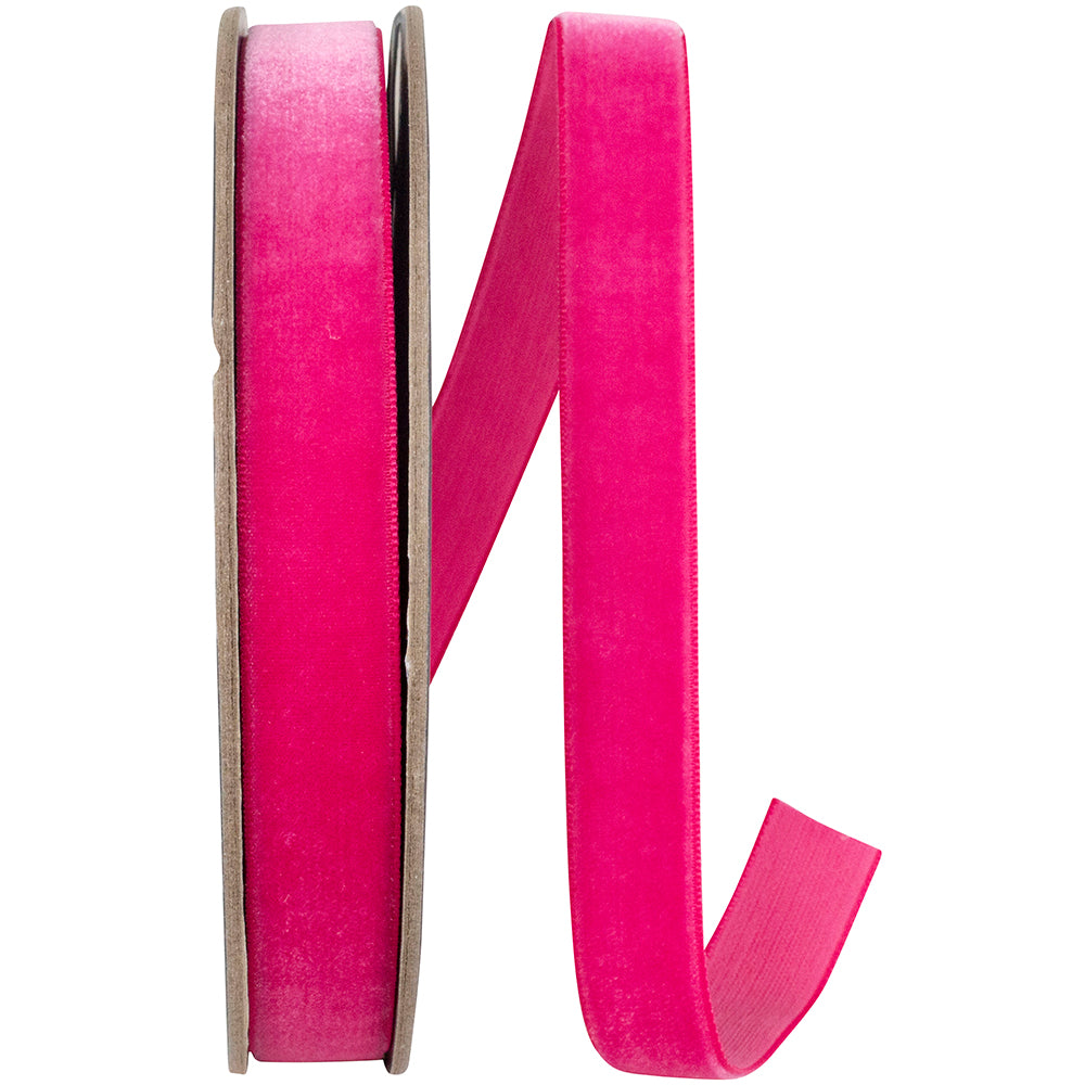 Azalea 5 8 Inch Woven Edge Velvet Ribbon for Wreaths & Bows