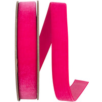 Azalea 7 8 Inch Woven Edge Velvet Ribbon for Wreaths & Bows