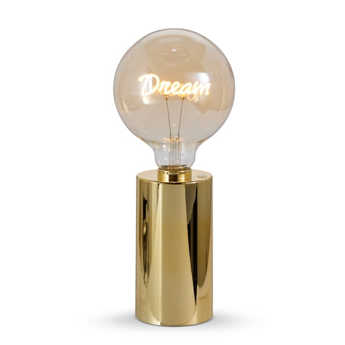 12" Lighted Gold Dream Neon Filament Bulb