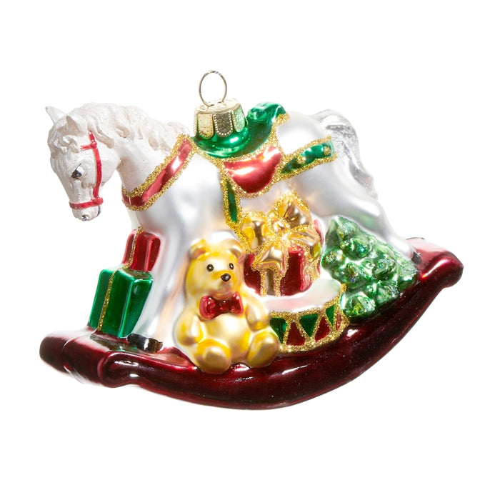 4.5" Rocking Horse Ornament