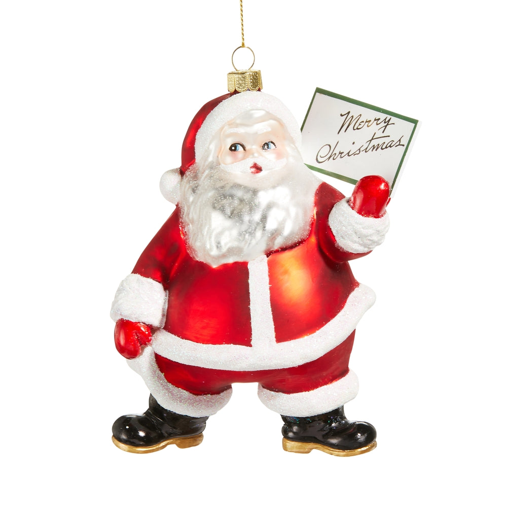 5.5" Quintessential Christmas Santa Ornament