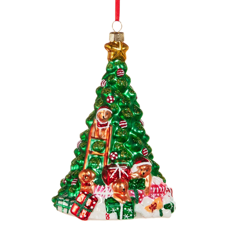 5.75" A Doggone Christmas Tree Ornament
