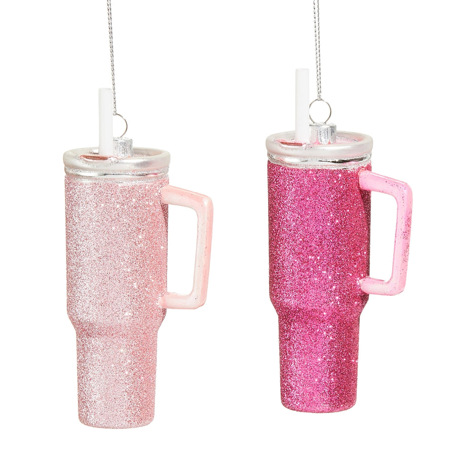 5" Pink Disco Tumbler Ornament