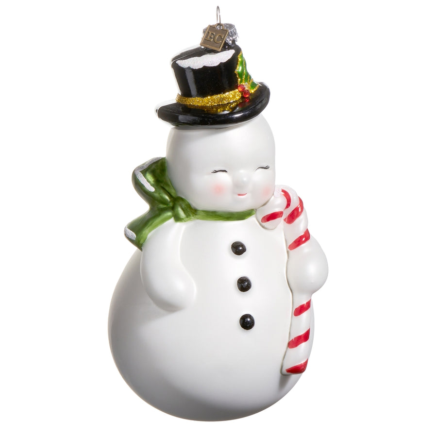 EC 8" Snowman Blow Mold Ornament