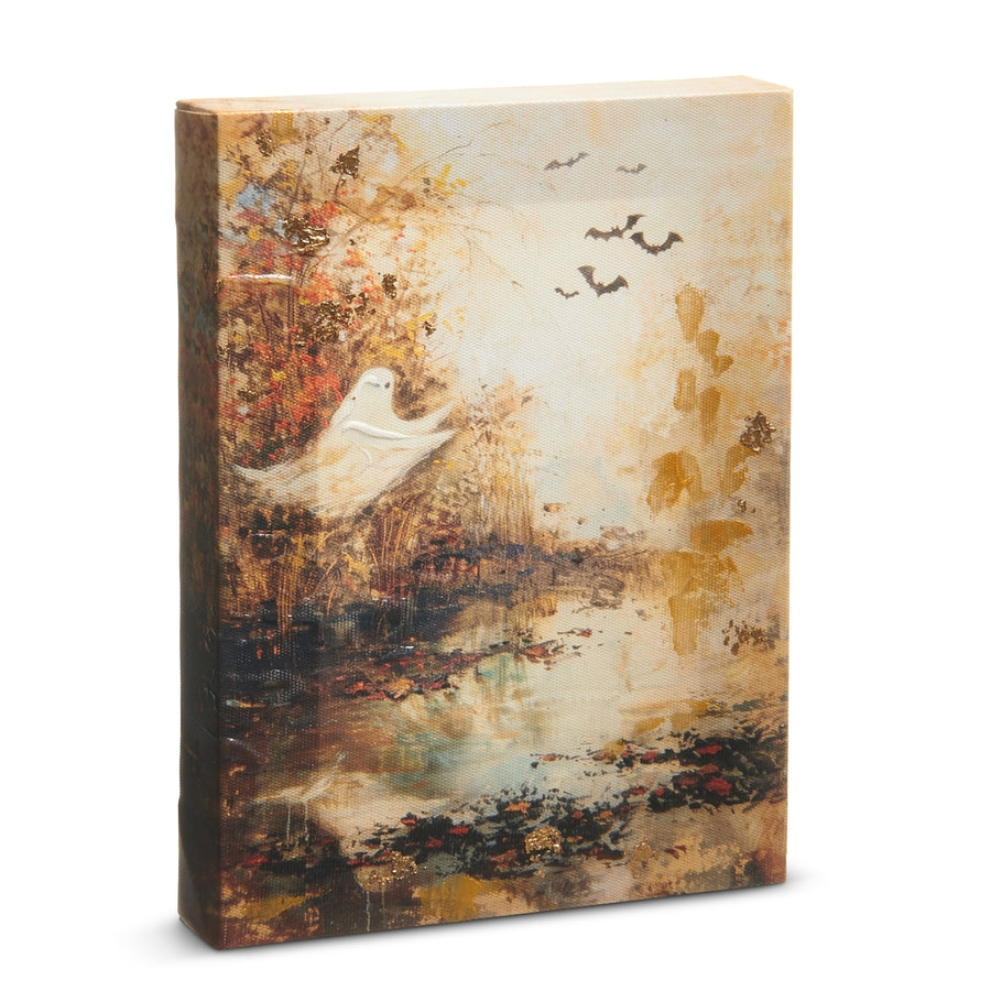 8" Spooky Nights Ghosts Wall Art