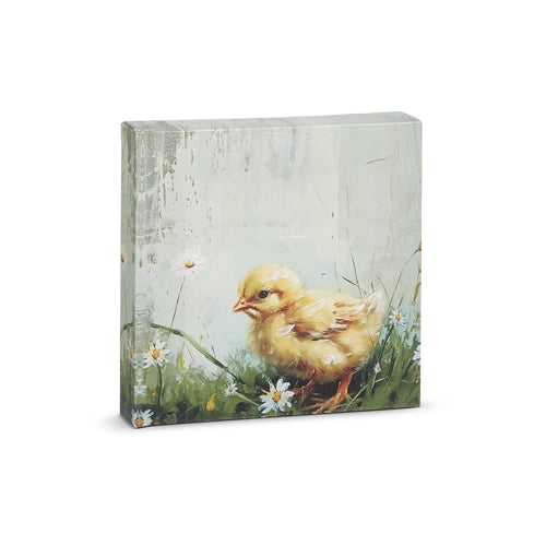 6" Spring Time in Daisies Chick Wall Art