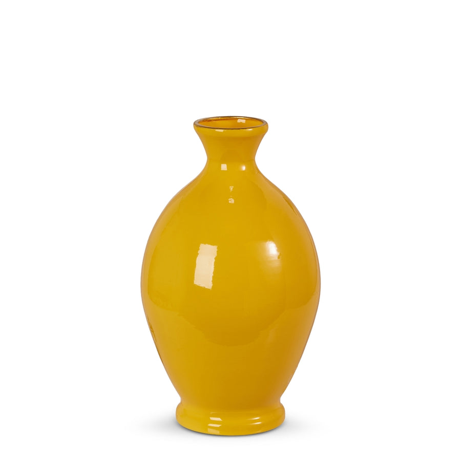 10" Yellow Vase