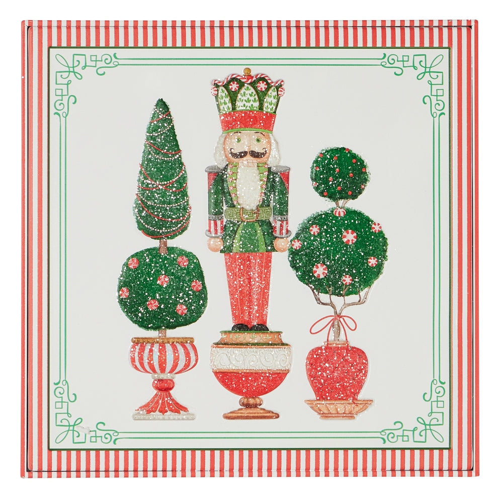 14.5" Topiary Metal Wall Art