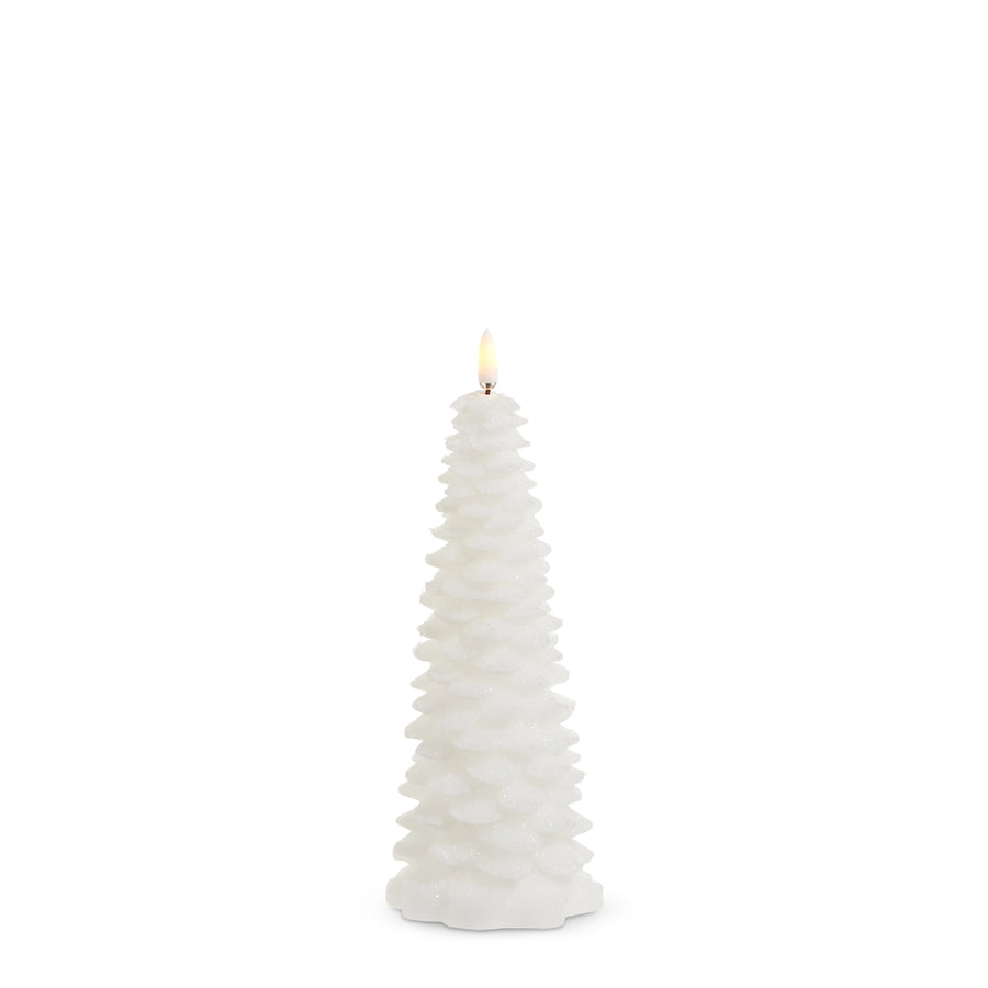 8" White Tree Candle