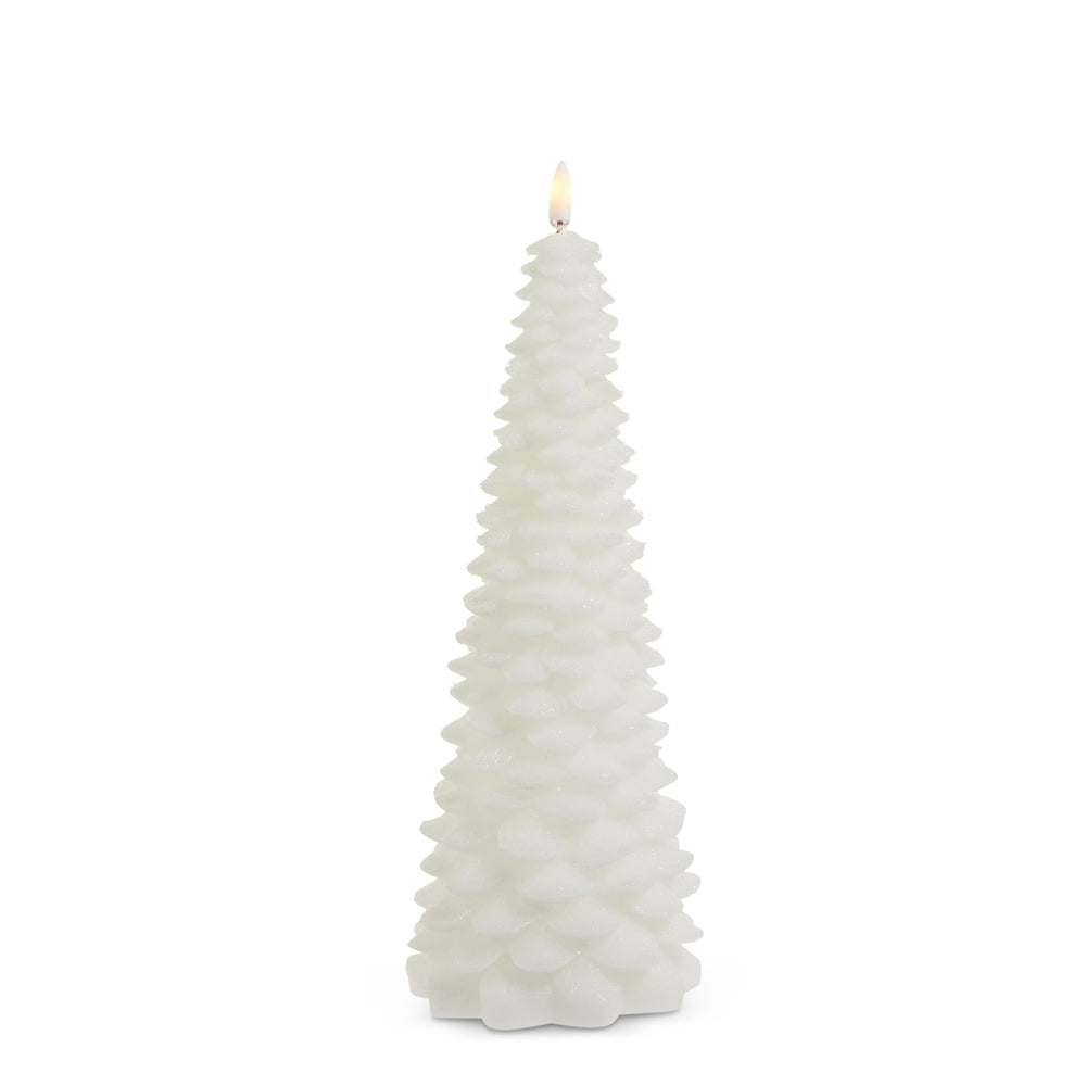10.5" White Tree Candle