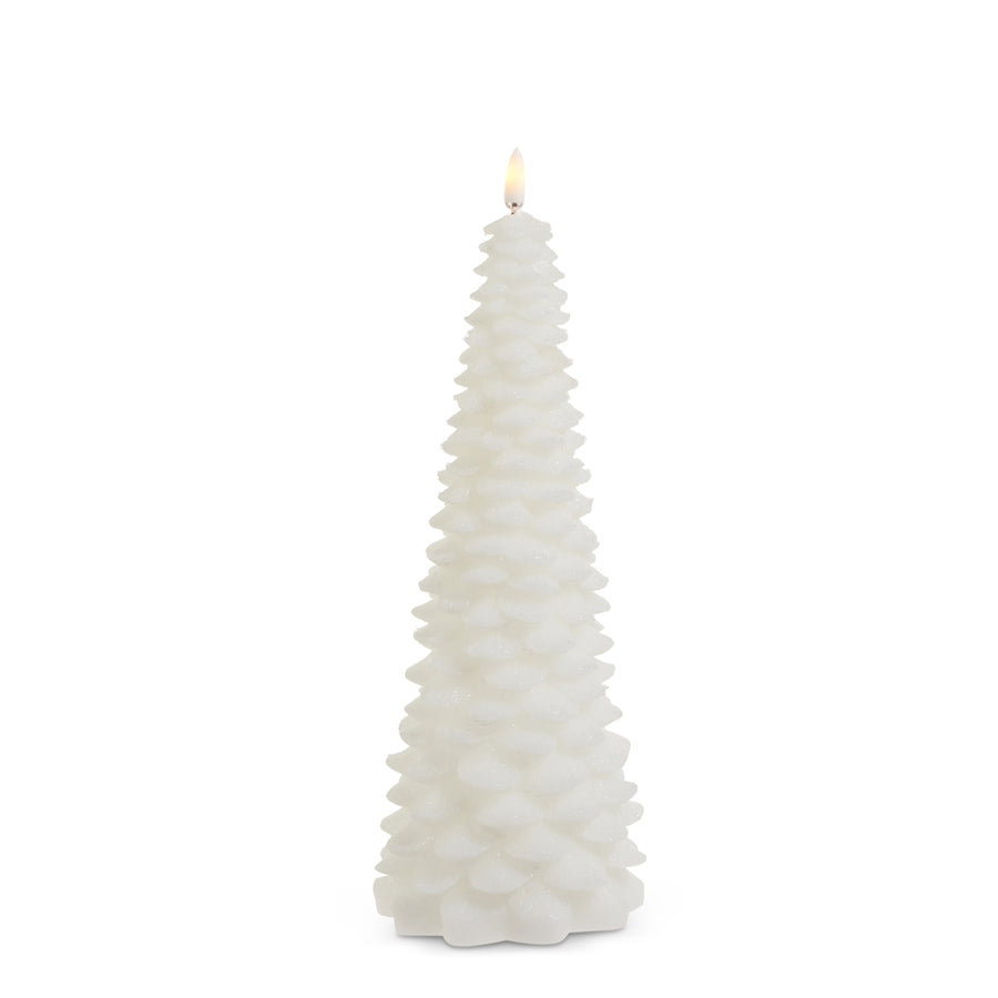 10.5" White Tree Candle