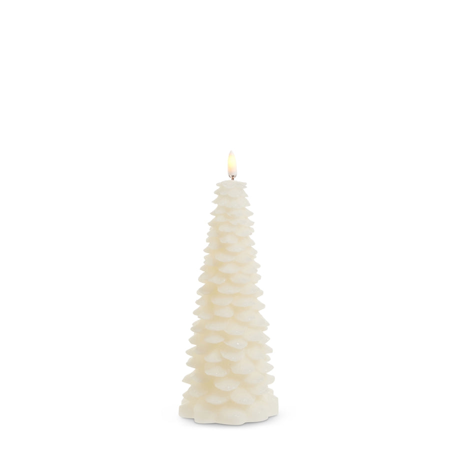 8" Ivory Tree Candle