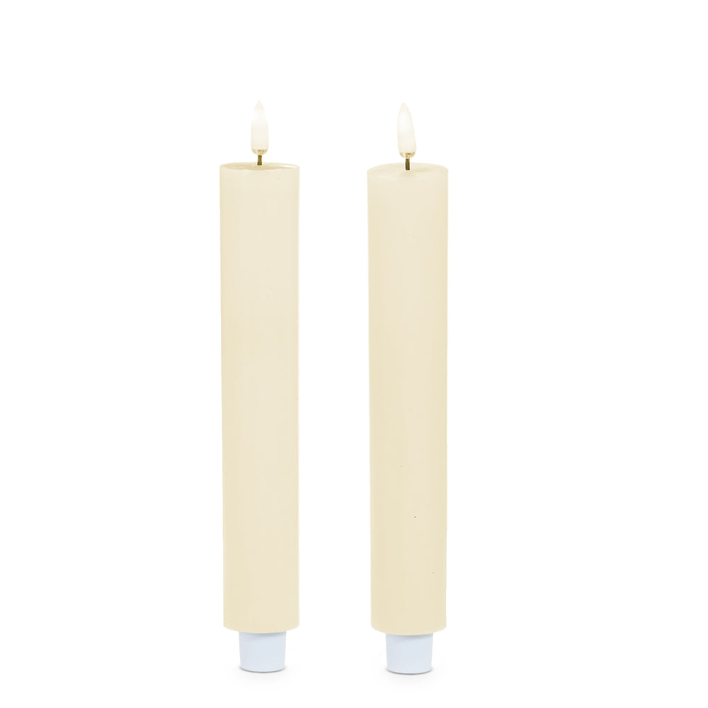 1.25" X 6.5" Ivory Taper Candle