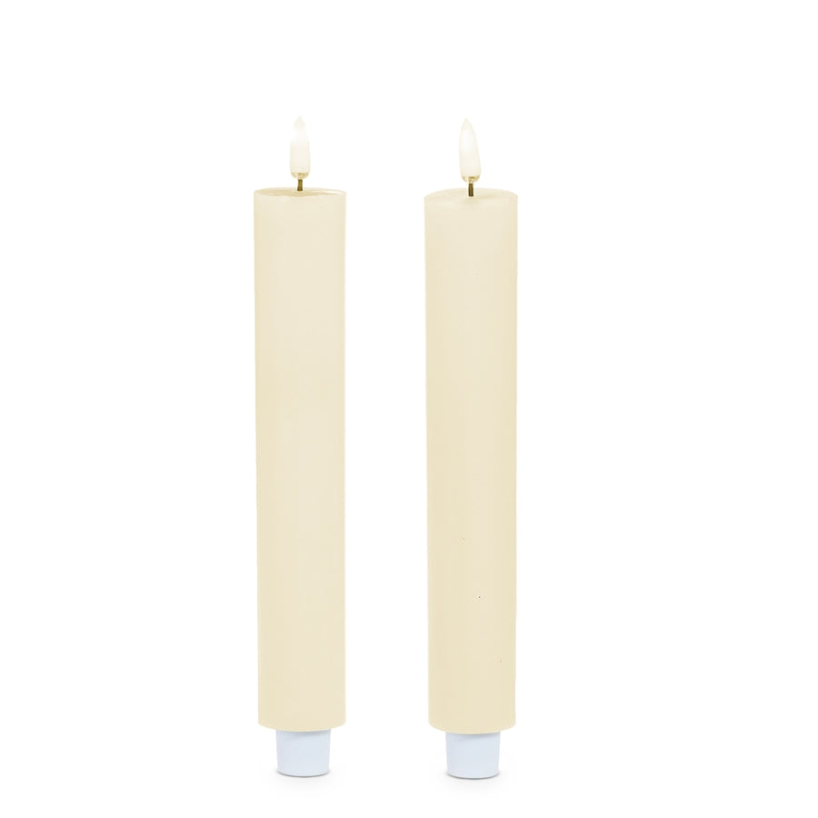 1.25" X 6.5" Ivory Taper Candle