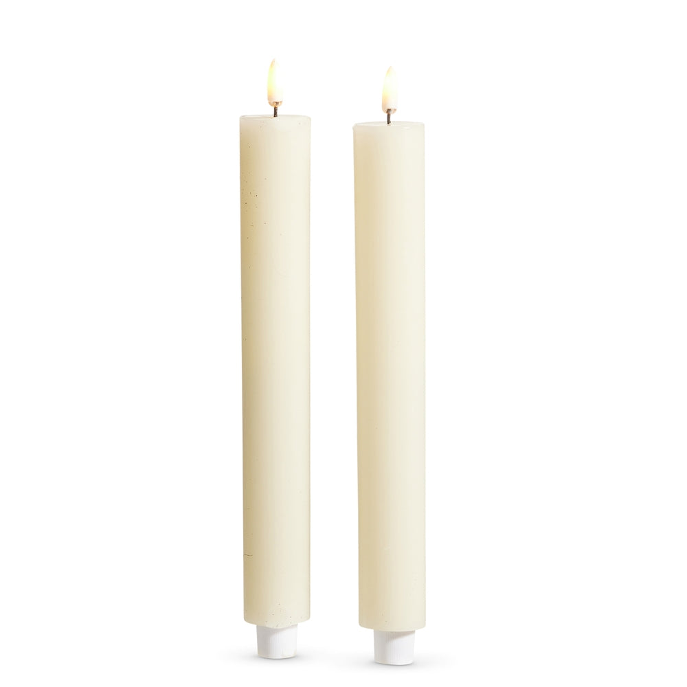 1.25" X 8.5" Ivory Taper Candle