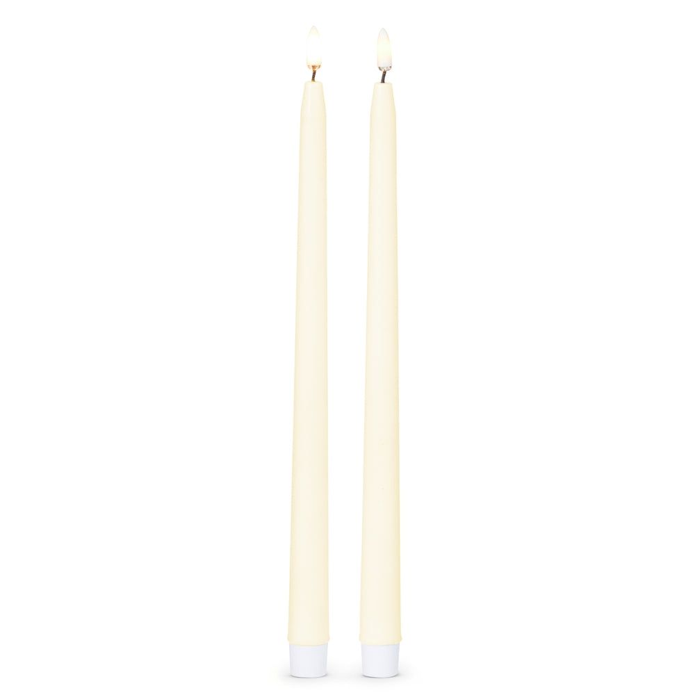 12.5" Ivory Taper Candles