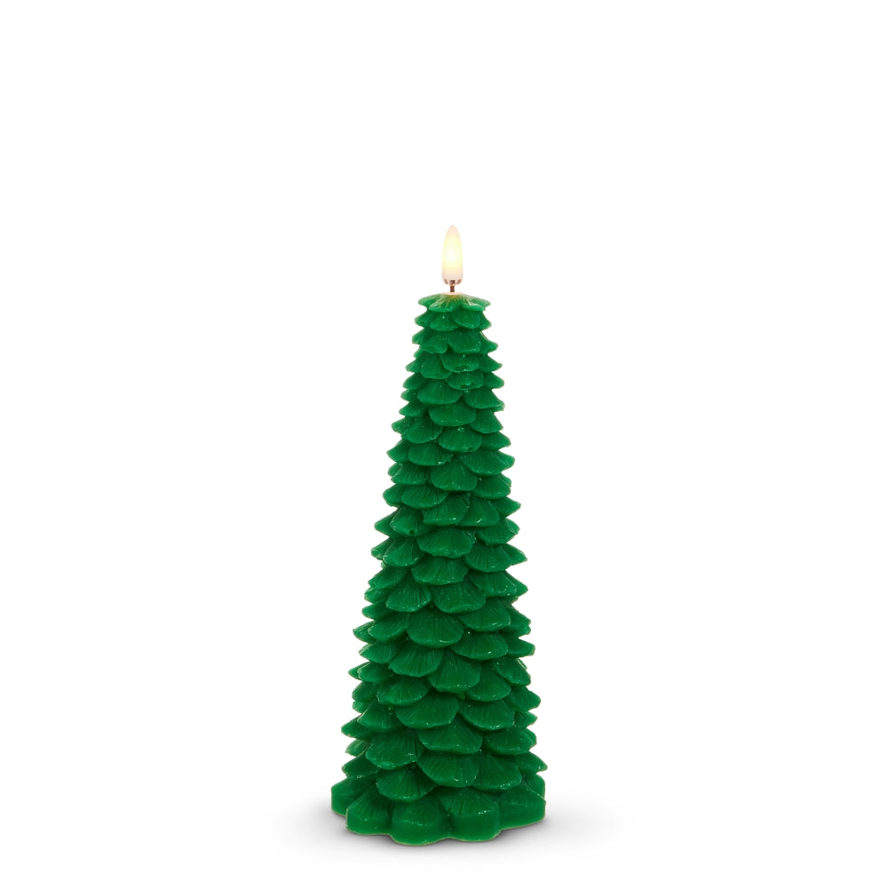 8" Green Tree Candle