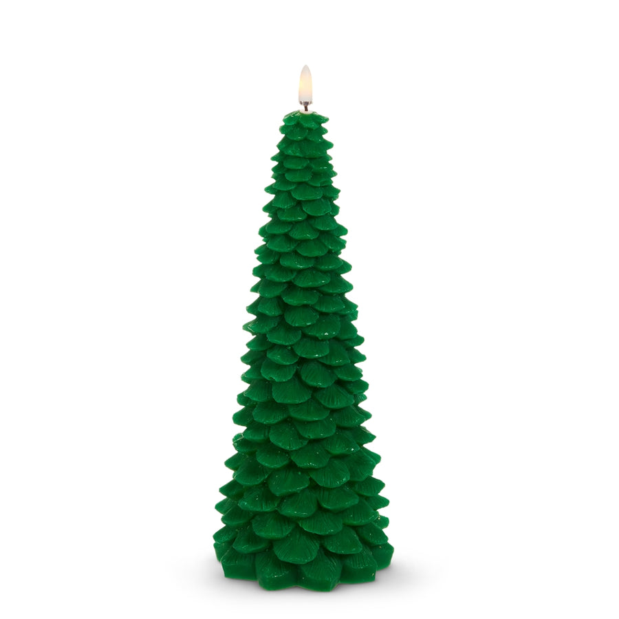 10.5" Green Tree Candle