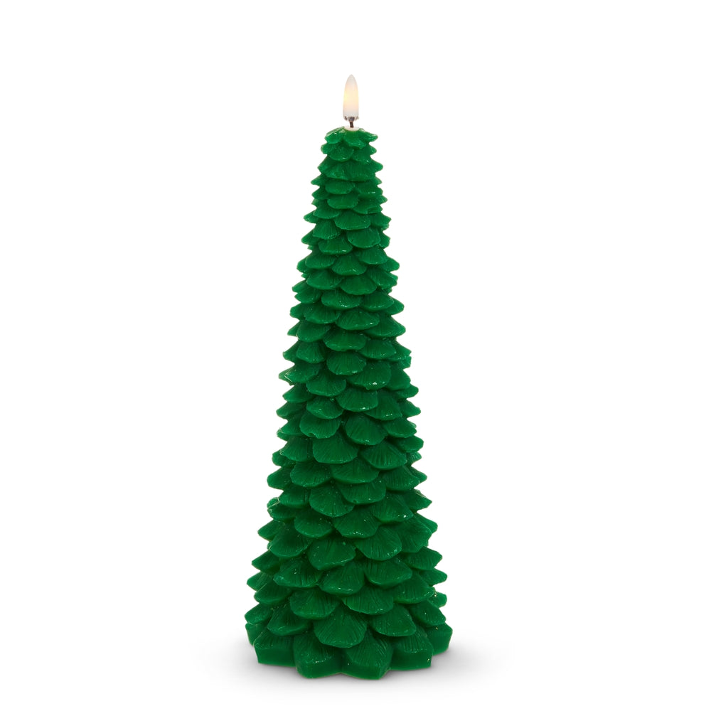 10.5" Green Tree Candle