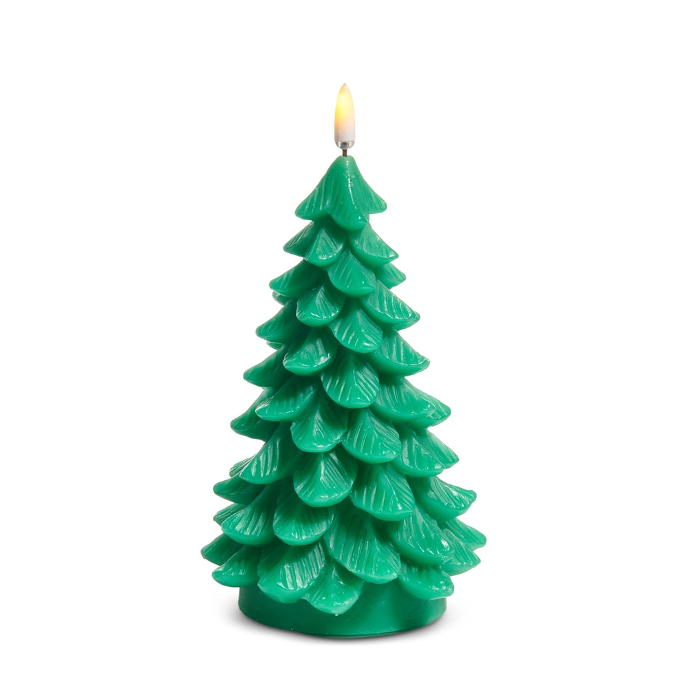 6.5" Green Tree Candle