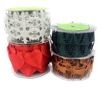 1.5 Inch Puffy Holiday Satin Cut Out Banner Ribbon with Cut Sealed Edge – 459-14 Hearts
