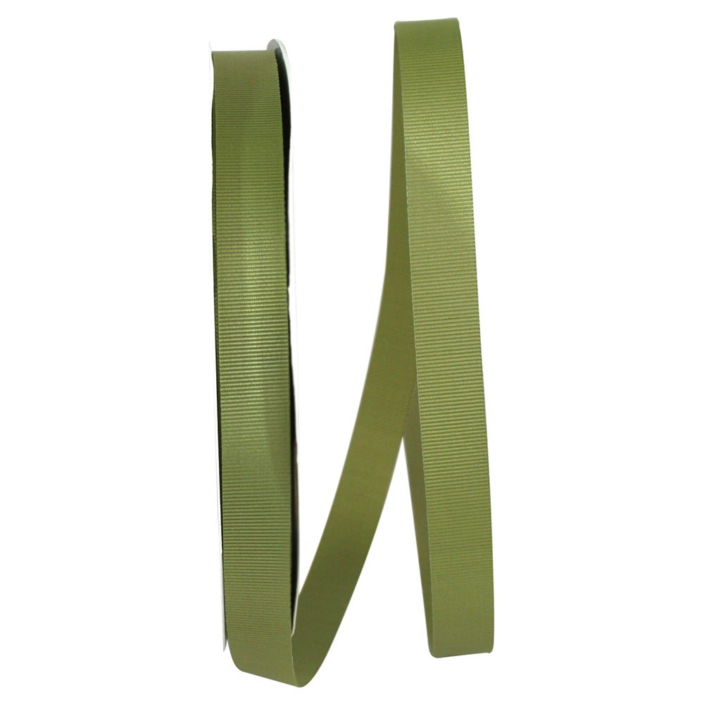 Moss 5 8 Inch Grosgrain Allure Ribbon for Wreaths & Bows