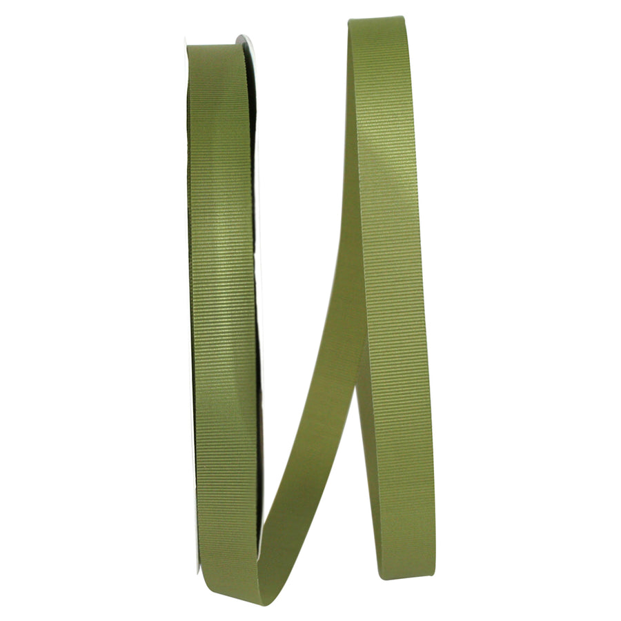 Moss 5 8 Inch Grosgrain Allure Ribbon for Wreaths & Bows