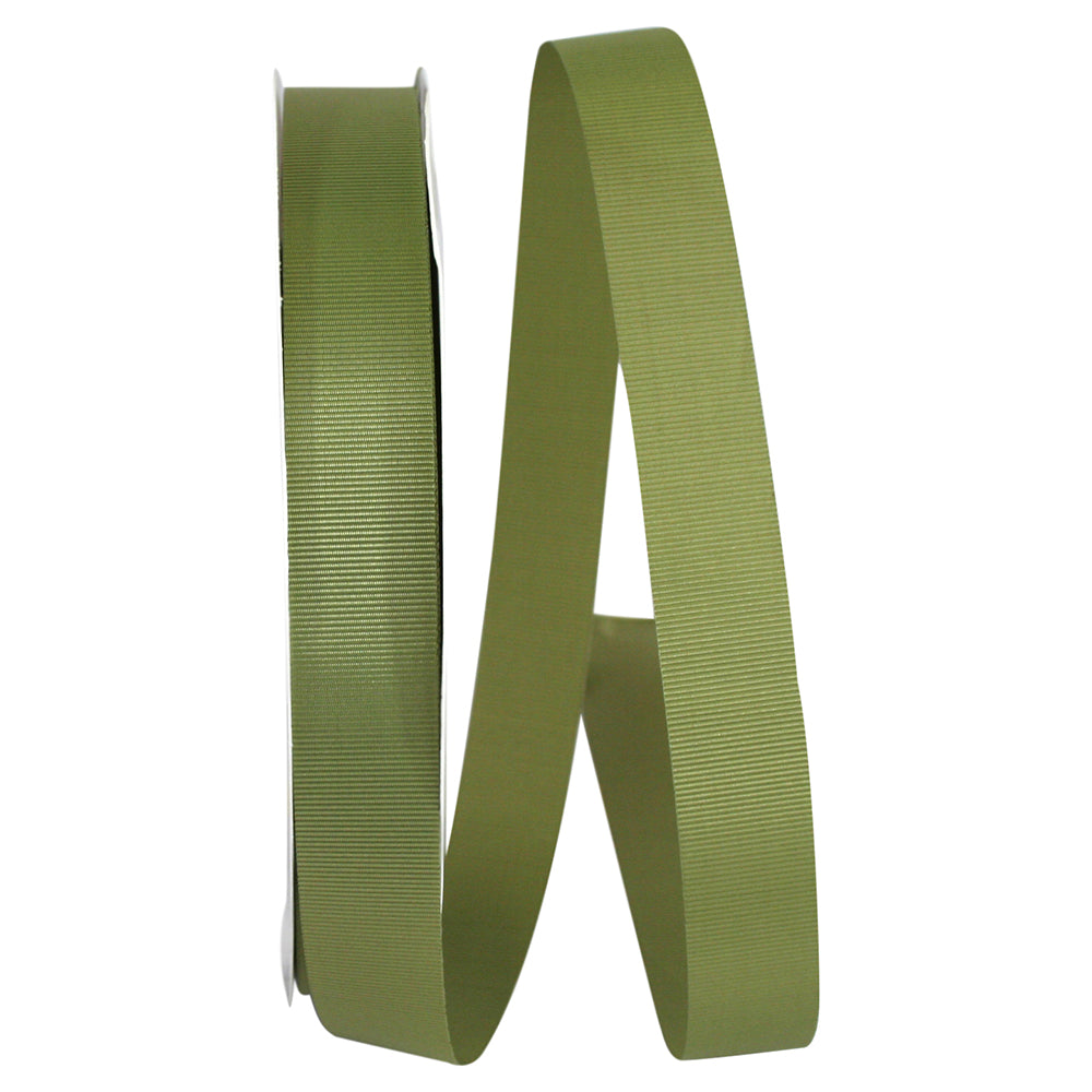 Moss 7 8 Inch Grosgrain Allure Ribbon for Wreaths & Bows