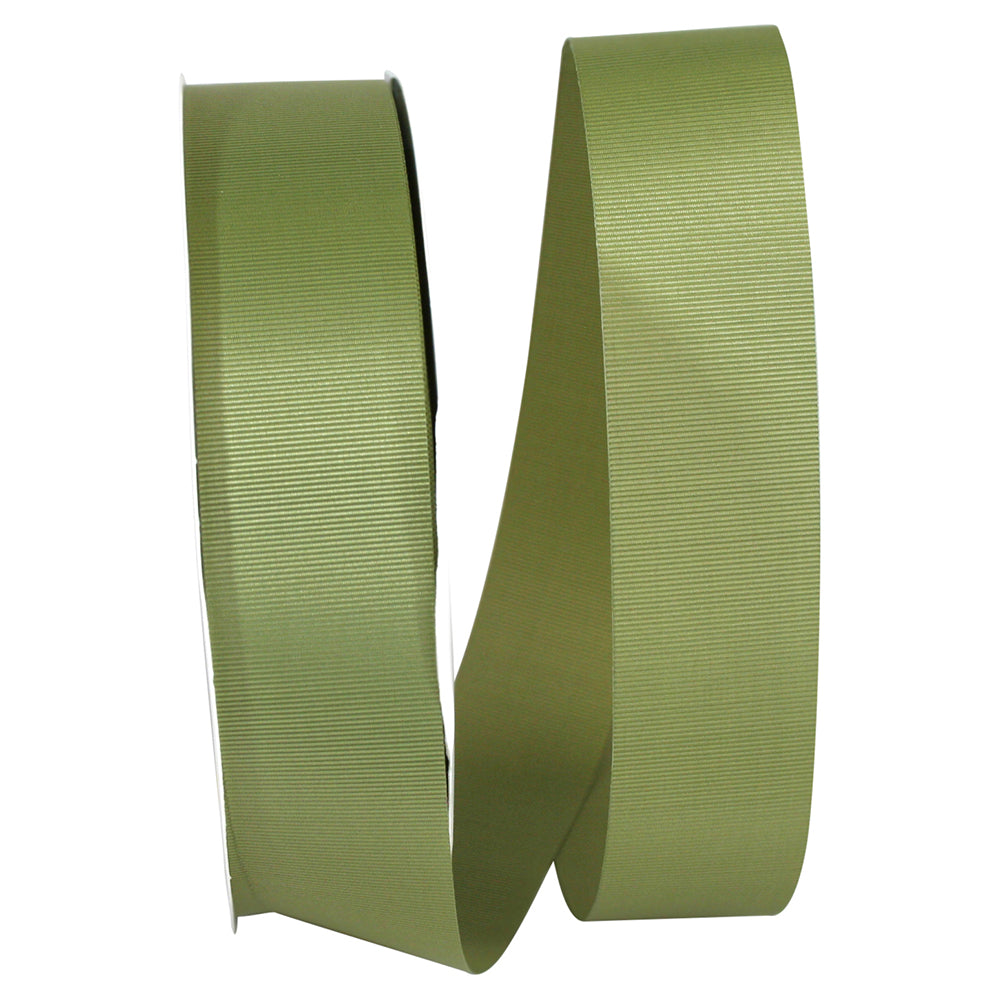 Moss 1-1 2 Inch Grosgrain Allure Ribbon for Wreaths & Bows