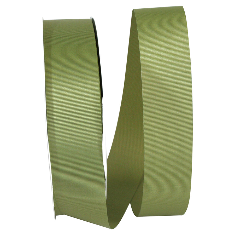 Moss 1-1 2 Inch Grosgrain Allure Ribbon for Wreaths & Bows
