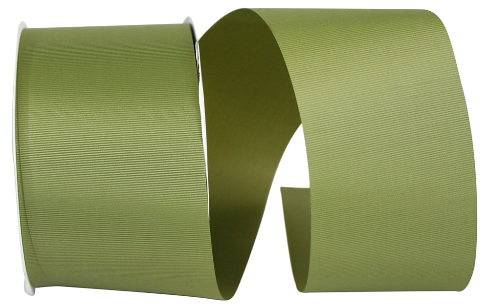 Moss 3 Inch Grosgrain Allure Ribbon for Wreaths & Bows
