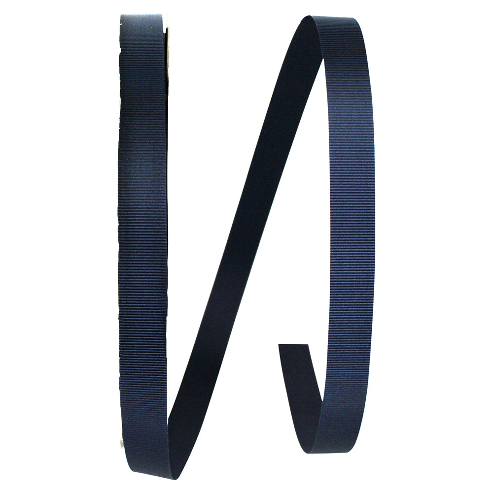 Navy 5 8 Inch Grosgrain Allure Ribbon for Wreaths & Bows