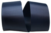 Navy 3 Inch Grosgrain Allure Ribbon for Wreaths & Bows