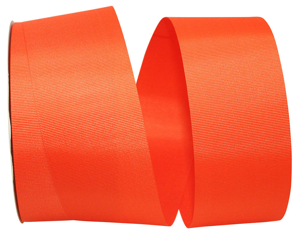 Orange 2-1 4 Inch Grosgrain Allure Ribbon for Wreaths & Bows