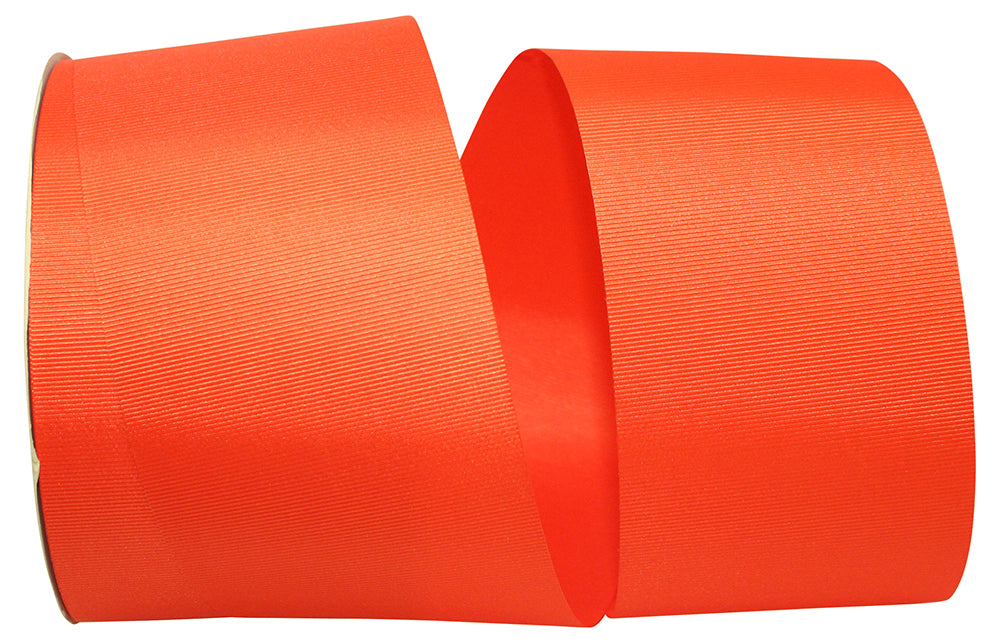 Orange 3 Inch Grosgrain Allure Ribbon for Wreaths & Bows